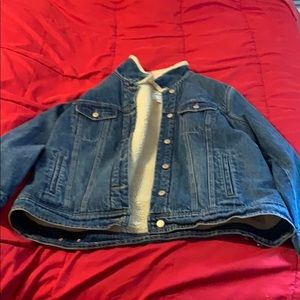 Old navy Sherpa lined jean jacket